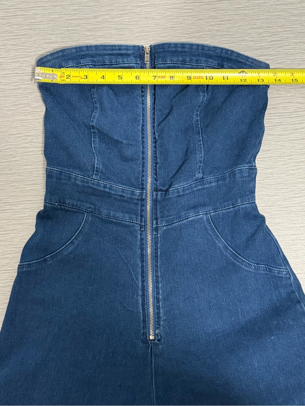 Flying Tomato Good Together Denim Jumpsuit Small - Picture 5 of 13